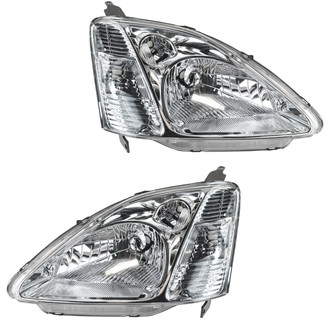 TRQ® - Driver and Passenger Side Replacement Headlights