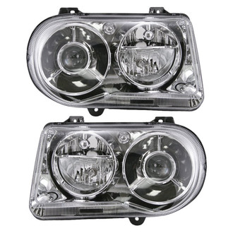 TRQ® - Driver and Passenger Side Replacement Headlight