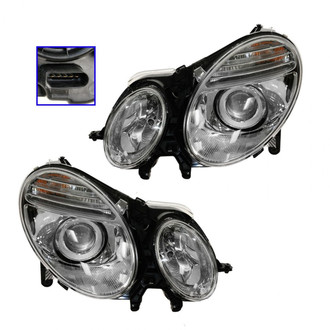 TRQ® - Driver and Passenger Side Replacement Headlights