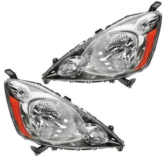 TRQ® HLA74347 - Driver and Passenger Side Replacement Headlights