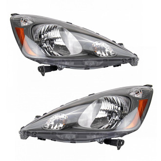 TRQ® HLA74355 - Driver and Passenger Side Replacement Headlights
