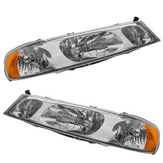 TRQ® - Driver and Passenger Side Replacement Headlights