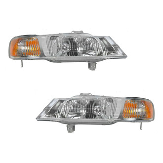 TRQ® - Driver and Passenger Side Replacement Headlights