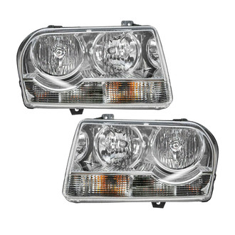TRQ® HLA74374 - Driver and Passenger Side Replacement Headlights