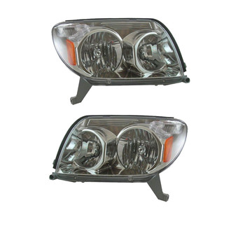 TRQ® HLA74375 - Driver and Passenger Side Replacement Headlights