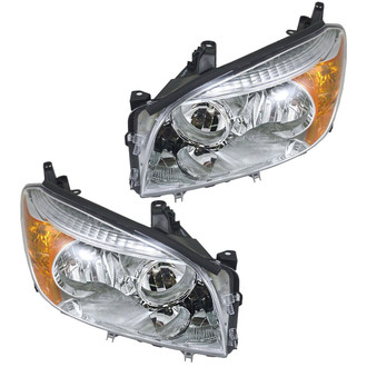 TRQ® - Driver and Passenger Side Replacement Headlight