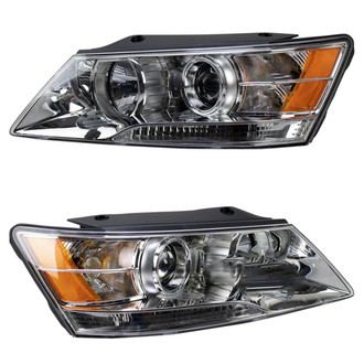 TRQ® - Driver and Passenger Side Replacement Headlights
