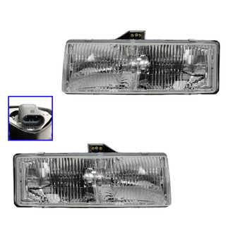 TRQ® - Driver and Passenger Side Replacement Headlights