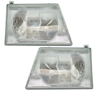 TRQ® - Driver and Passenger Side Replacement Headlights