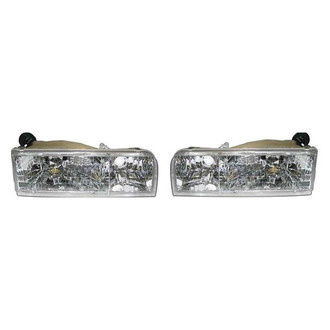 TRQ® - Driver and Passenger Side Replacement Headlights