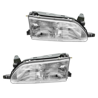 TRQ® - Driver and Passenger Side Replacement Headlights