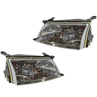 TRQ® - Driver and Passenger Side Replacement Headlights