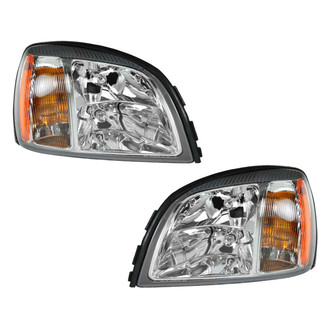 TRQ® - Driver and Passenger Side Replacement Headlights
