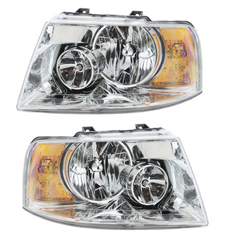 TRQ® - Driver and Passenger Side Replacement Headlights