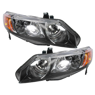 TRQ® - Driver and Passenger Side Replacement Headlights