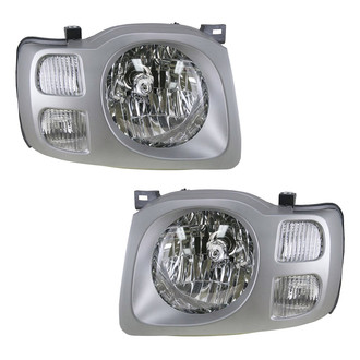 TRQ® - Driver and Passenger Side Replacement Headlights