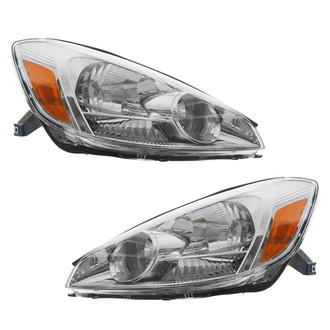 TRQ® - Driver and Passenger Side Replacement Headlights