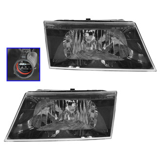 TRQ® - Driver and Passenger Side Replacement Headlights
