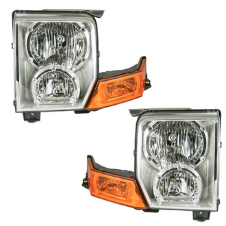 TRQ® - Driver and Passenger Side Replacement Headlights