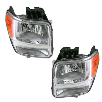 TRQ® - Driver and Passenger Side Replacement Headlights