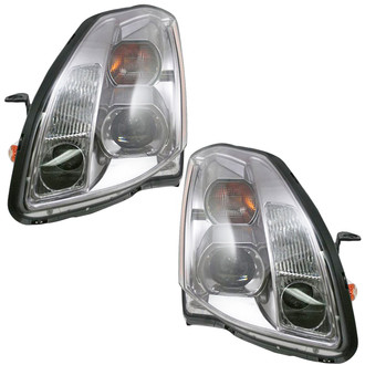 TRQ® - Driver and Passenger Side Replacement Headlights