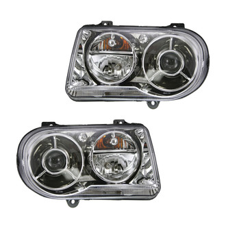 TRQ® - Driver and Passenger Side Replacement Headlights