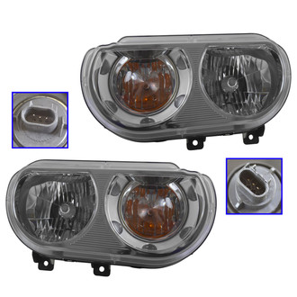TRQ® - Replacement Headlight