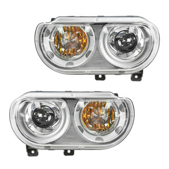 TRQ® - Driver and Passenger Side Replacement Headlights