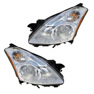 TRQ® HLA79786 - Driver and Passenger Side Replacement Headlights