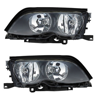TRQ® - Driver and Passenger Side Replacement Headlights