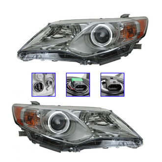 TRQ® - Driver and Passenger Side Replacement Headlights