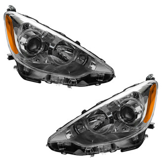 TRQ® - Driver and Passenger Side Replacement Headlights