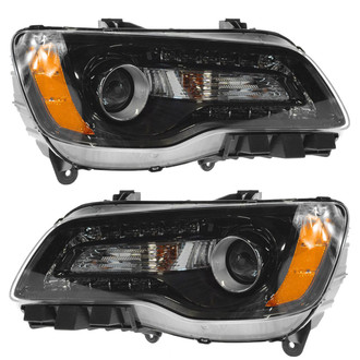TRQ® - Driver and Passenger Side Replacement Headlights