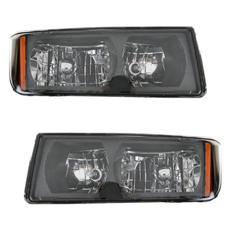 TRQ® - Driver and Passenger Side Replacement Headlights