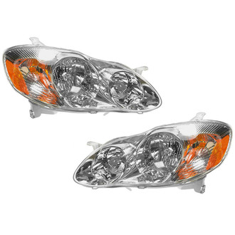 TRQ® - Driver and Passenger Side Replacement Headlights