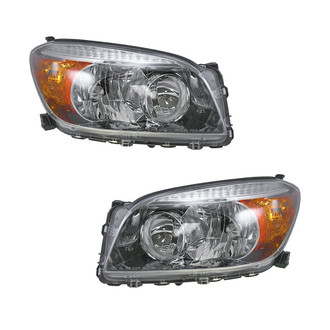 TRQ® - Driver and Passenger Side Replacement Headlights