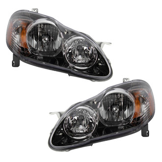 TRQ® HLA79844 - Driver and Passenger Side Replacement Headlights