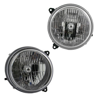 TRQ® - Driver and Passenger Side Replacement Headlights