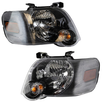 TRQ® HLA79849 - Driver and Passenger Side Replacement Headlights