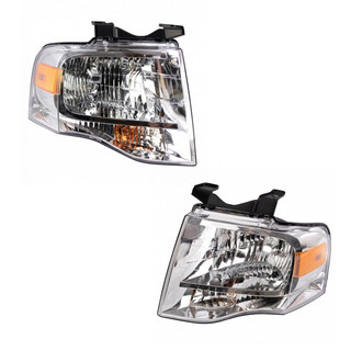 TRQ® HLA79859 - Driver and Passenger Side Replacement Headlights