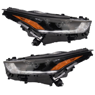 TRQ® - Driver and Passenger Side Replacement Headlights