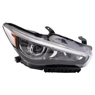TRQ® - Passenger Side Replacement Headlight