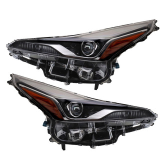 TRQ® - Driver and Passenger Side Replacement Headlights (Standard Line)