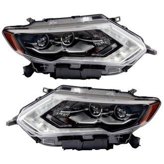 TRQ® - Driver and Passenger Side Replacement Headlights