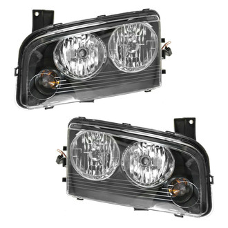 TRQ® - Driver and Passenger Side Replacement Headlights