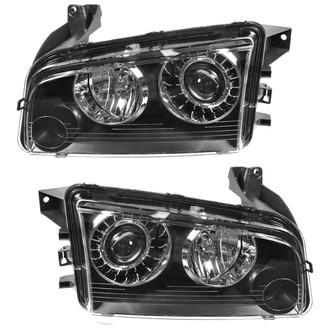 TRQ® - Driver and Passenger Side Replacement Headlights