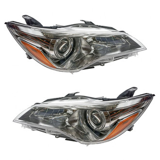TRQ® - Driver and Passenger Side Replacement Headlights