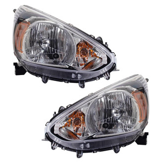 TRQ® - Driver and Passenger Side Replacement Headlights