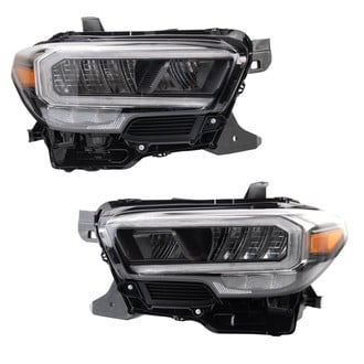 TRQ® - Driver and Passenger Side Replacement Headlights