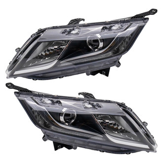 TRQ® - Driver and Passenger Side Replacement Headlights